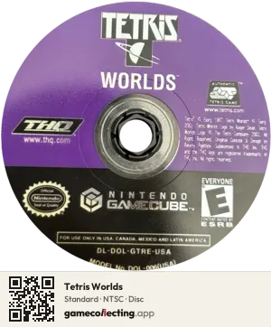 Tetris Worlds Nintendo GameCube, NTSC disc