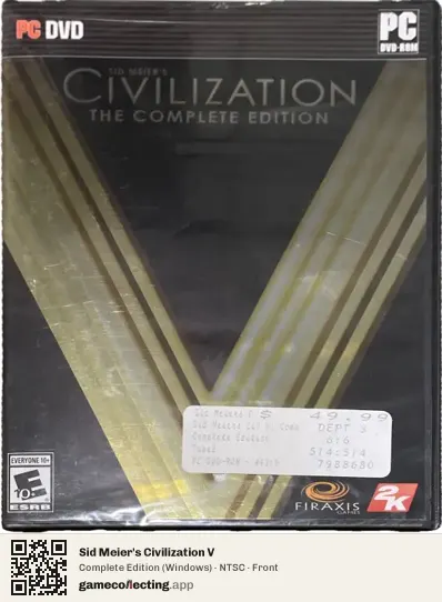 Sid Meier's Civilization V Computer, NTSC box front