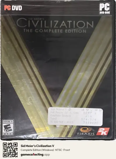 Sid Meier's Civilization V Computer, NTSC box front