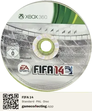 FIFA 14 Xbox 360, PAL disc