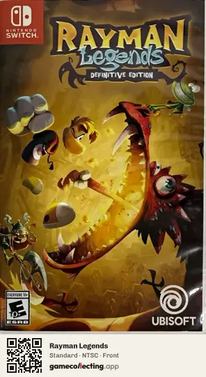 Rayman Legends Nintendo Switch, NTSC box front
