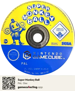Super Monkey Ball Nintendo GameCube, PAL disc