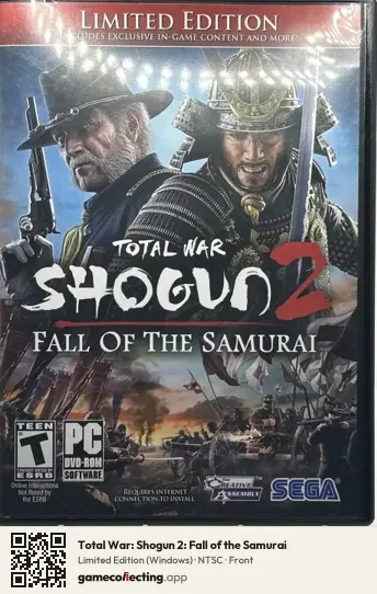 Total War: Shogun 2: Fall of the Samurai Computer, NTSC box front