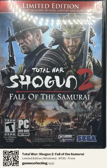Total War: Shogun 2: Fall of the Samurai Computer, NTSC box front