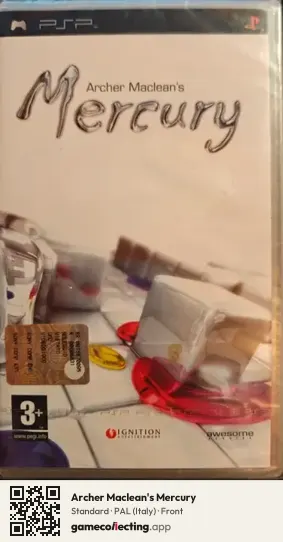 Archer Maclean's Mercury PlayStation Portable, Italy box front