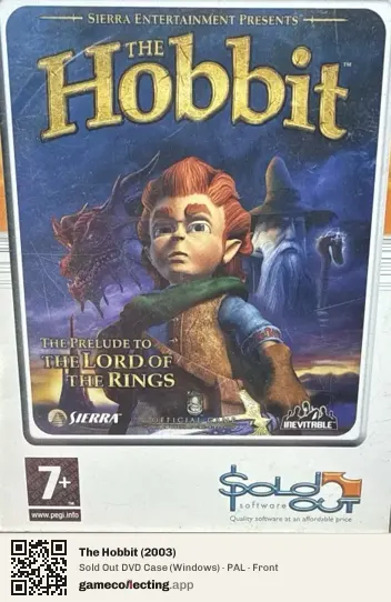 The Hobbit (2003) Computer, PAL box front