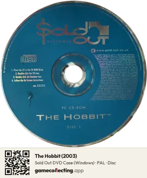 The Hobbit (2003) Computer, PAL disc