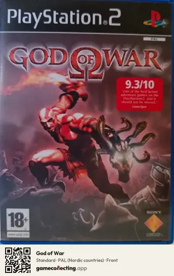 God of War PlayStation 2, Nordic countries box front