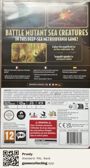 Pronty Nintendo Switch, PAL box back