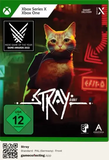 Stray Xbox Series X, Germany box front