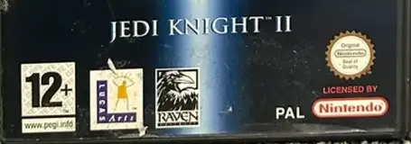 Star Wars Jedi Knight II: Jedi Outcast, the PEGI square on its front