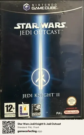 Star Wars Jedi Knight II: Jedi Outcast Nintendo GameCube, PAL box front