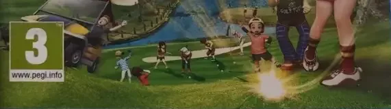 Everybody's Golf, the PEGI square on its front
