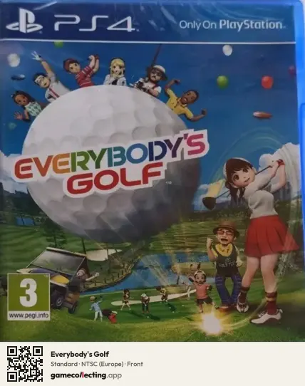 Everybody's Golf PlayStation 4, Europe box front