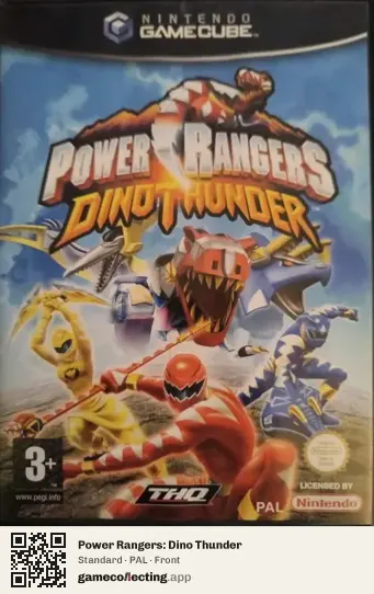 Power Rangers: Dino Thunder Nintendo GameCube, PAL box front