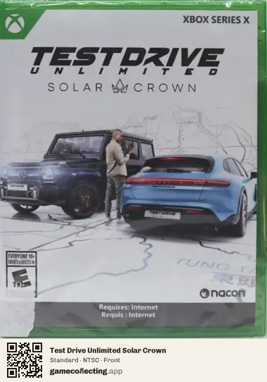 Test Drive Unlimited Solar Crown Xbox Series X, NTSC box front