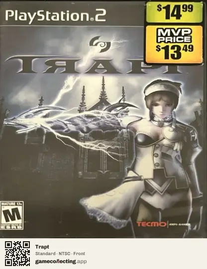 Trapt PlayStation 2, NTSC box front