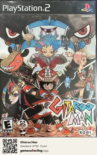 Gitaroo Man PlayStation 2, NTSC box front