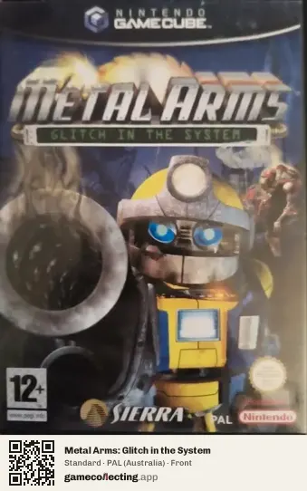 Metal Arms: Glitch in the System Nintendo GameCube, Australia box front