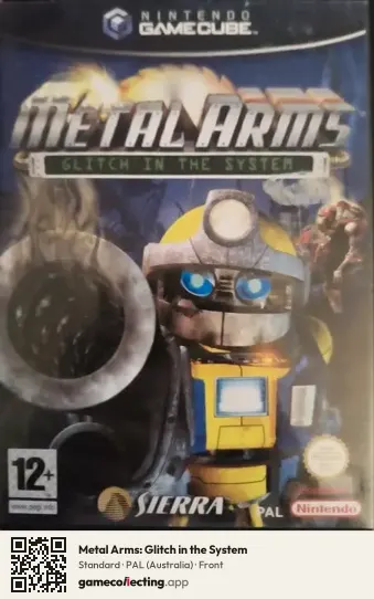Metal Arms: Glitch in the System Nintendo GameCube, Australia box front