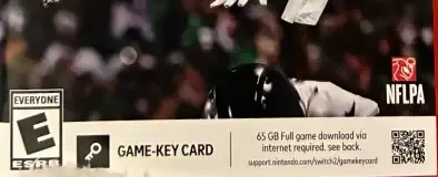 Madden NFL 26, the ESRB box on its front