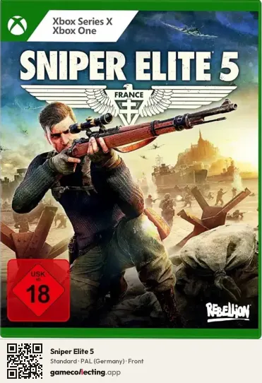 Sniper Elite 5 Xbox Series X, Germany box front