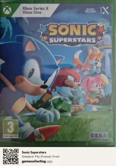 Sonic Superstars Xbox Series X, France box front