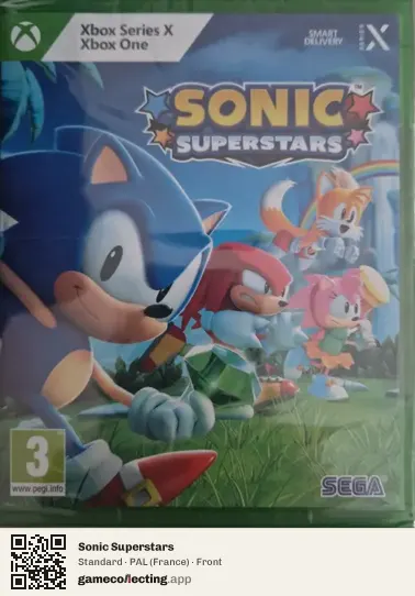 Sonic Superstars Xbox Series X, France box front