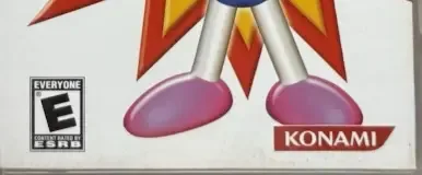 Bomberman, the ESRB box on its front