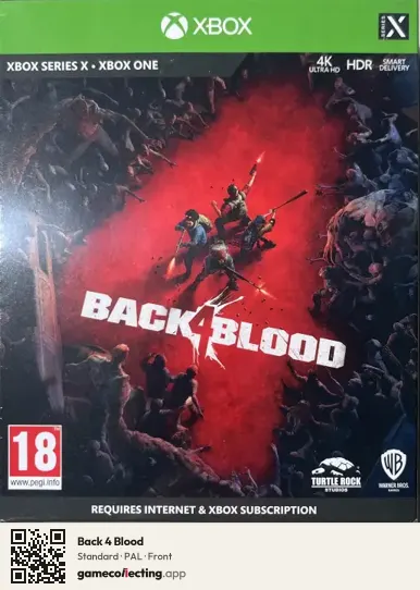 Back 4 Blood Xbox Series X, PAL box front