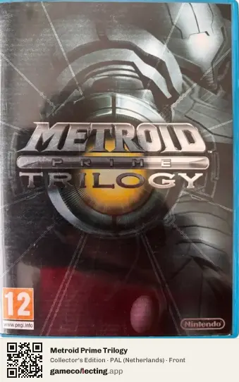 Metroid Prime Trilogy Nintendo Wii, Netherlands box front