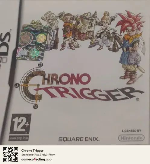 Chrono Trigger Nintendo DS, Italy box front