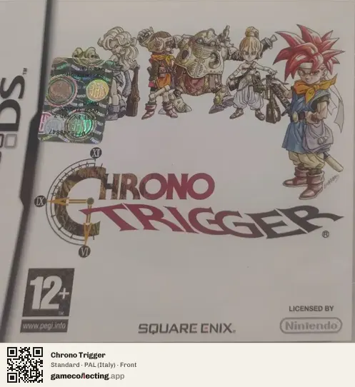 Chrono Trigger Nintendo DS, Italy box front