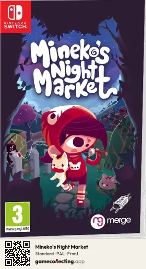 Mineko's Night Market Nintendo Switch, PAL box front