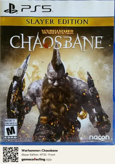 Warhammer: Chaosbane PlayStation 5, NTSC box front