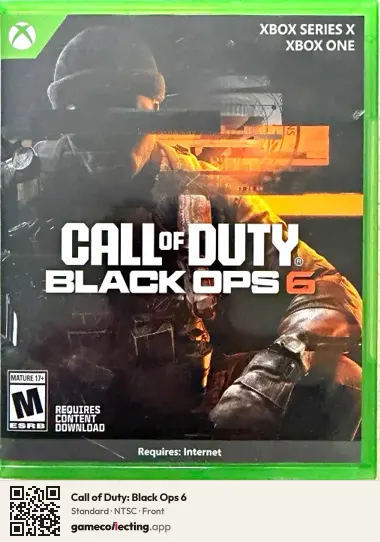 Call of Duty: Black Ops 6 Xbox Series X, NTSC box front