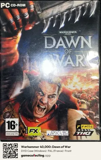 Warhammer 40,000: Dawn of War Computer, France box front