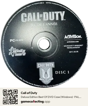 Call of Duty Computer, PAL disc