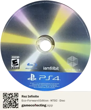 Rez Infinite PlayStation 4, NTSC disc