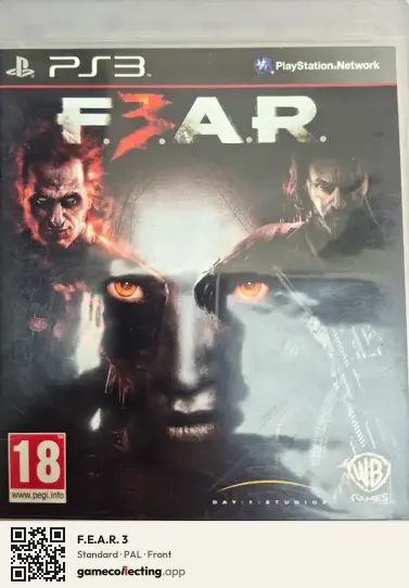 F.E.A.R. 3 PlayStation 3, PAL box front