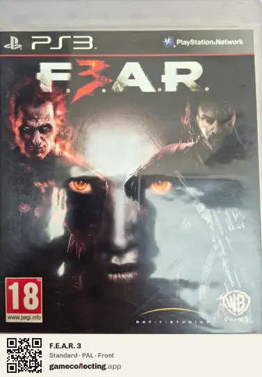 F.E.A.R. 3 PlayStation 3, PAL box front
