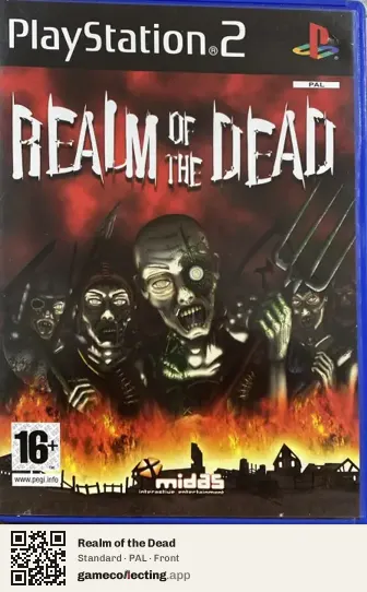 Realm of the Dead PlayStation 2, PAL box front