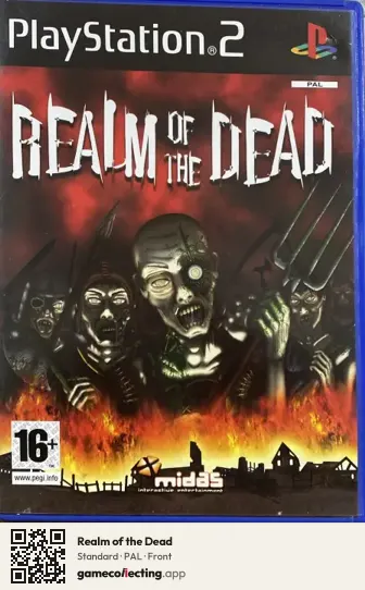 Realm of the Dead PlayStation 2, PAL box front