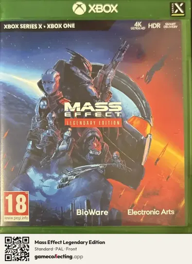 Mass Effect Legendary Edition Xbox Series X, PAL box front