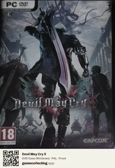 Devil May Cry 5 Computer, PAL box front
