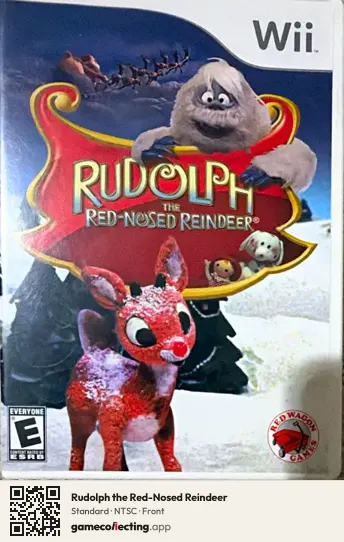Rudolph the Red-Nosed Reindeer Nintendo Wii, NTSC box front