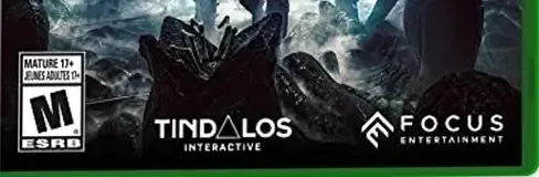 Aliens: Dark Descent, the ESRB box on its front