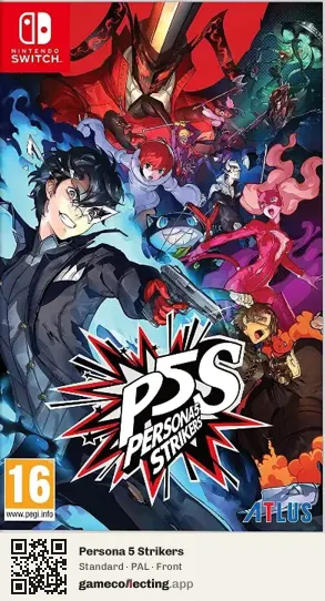 Persona 5 Strikers Nintendo Switch, PAL box front