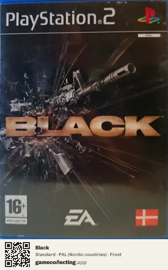 Black PlayStation 2, Nordic countries box front