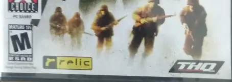 Company of Heroes, the ESRB box on its front